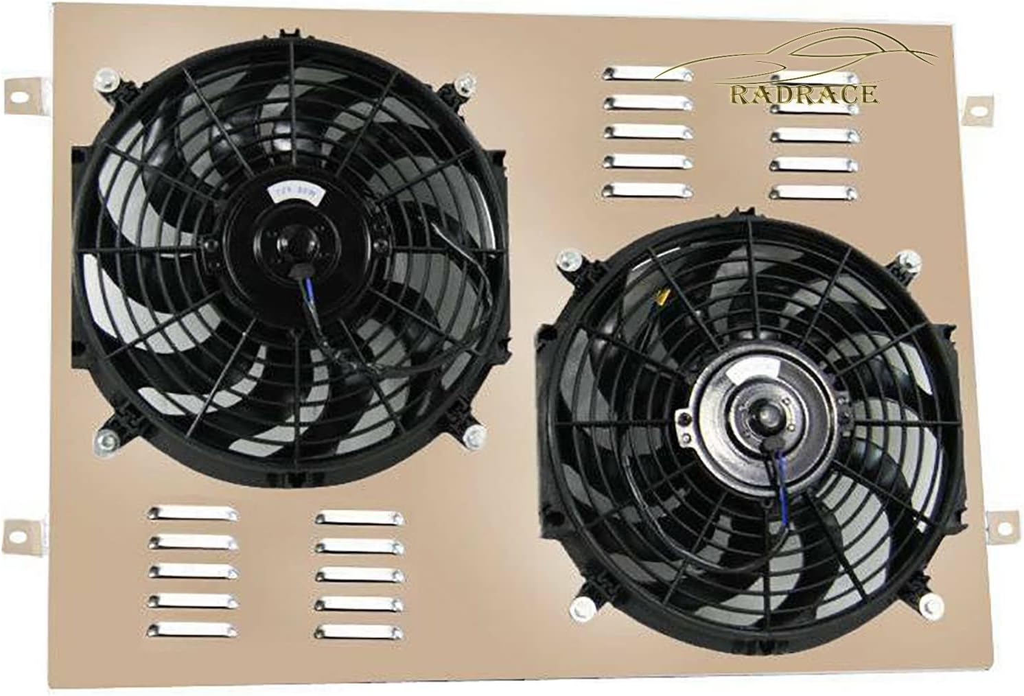 Aluminum Radiator Shroud 12" Fan for Ford F100 F250 F350 F150 D976
