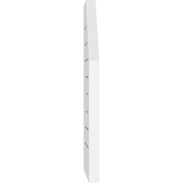 Octagonal Surface Mount PVC Gable Vent with Brickmoul A452