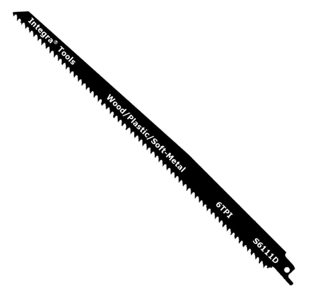 10pc Reciprocating Saw Blades 9x22 Wood Soft-Metal X158