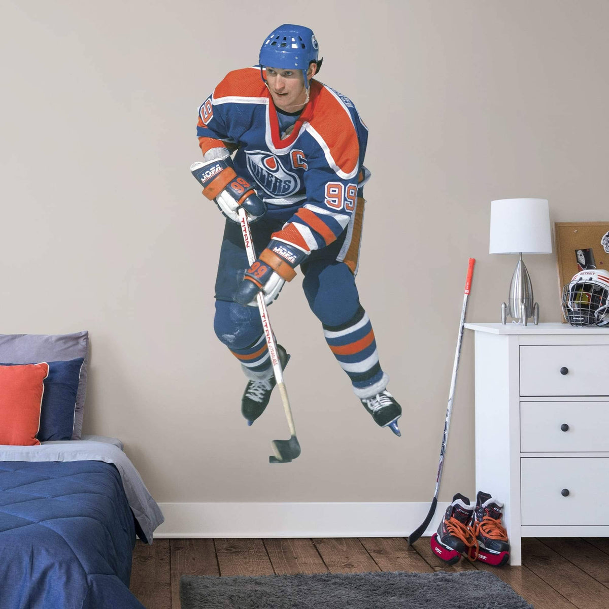 Life-Size NHL Wall Decal with 2 Wall Decals C215305