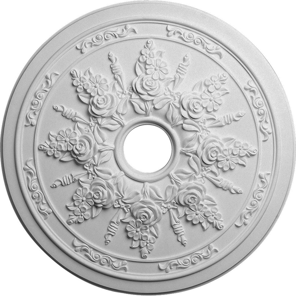 Rose and Ribbon Ceiling Medallion U722067