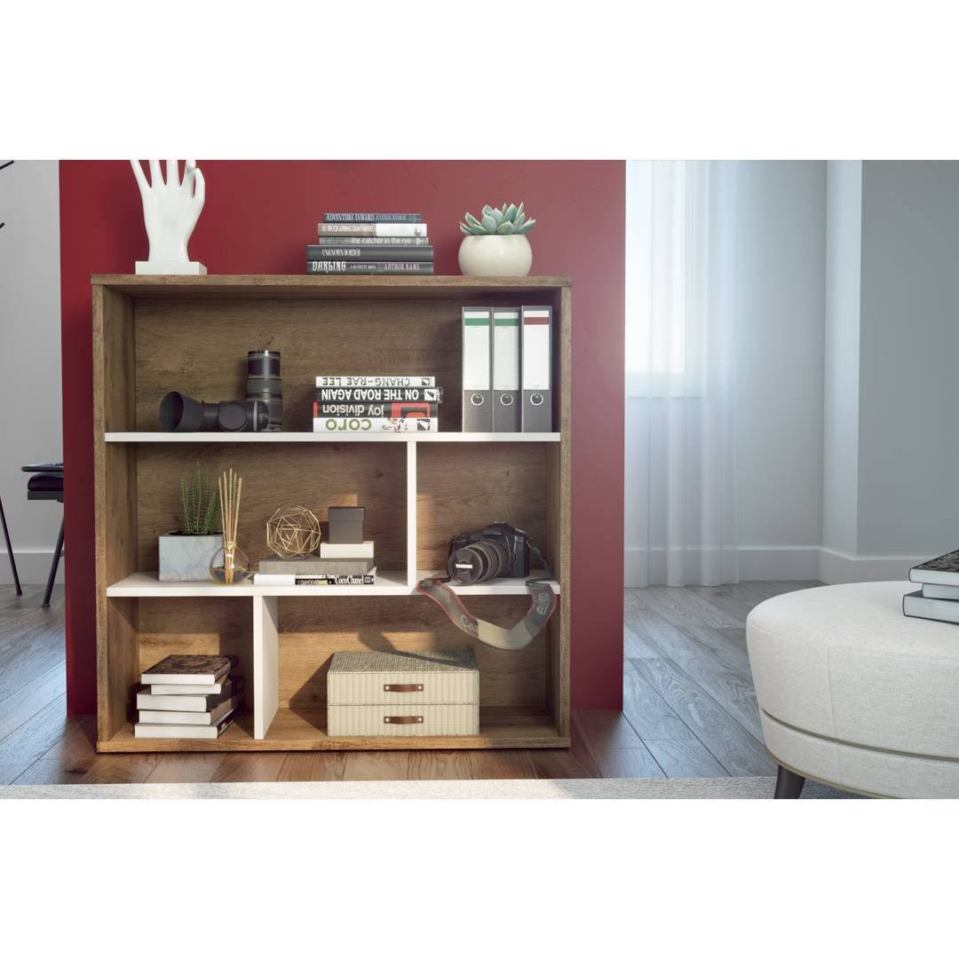 Rustic Brown Sandstone Asymmetrical Shelving Unit G951228