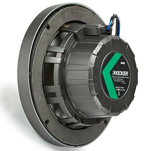 6.5-Inch Marine Coaxial Speakers with 3/4-Inch Tweeters, 4-Ohm Z566
