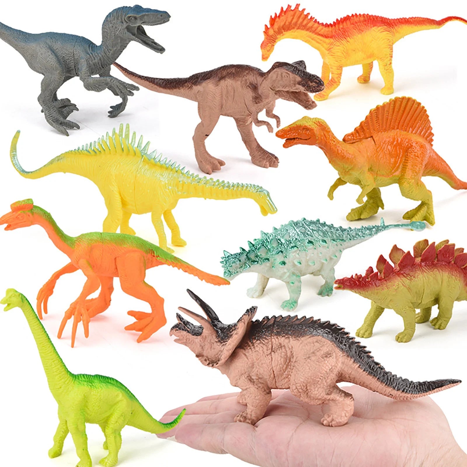 12pcs Large Dinosaur Action Figures Toys Z762936