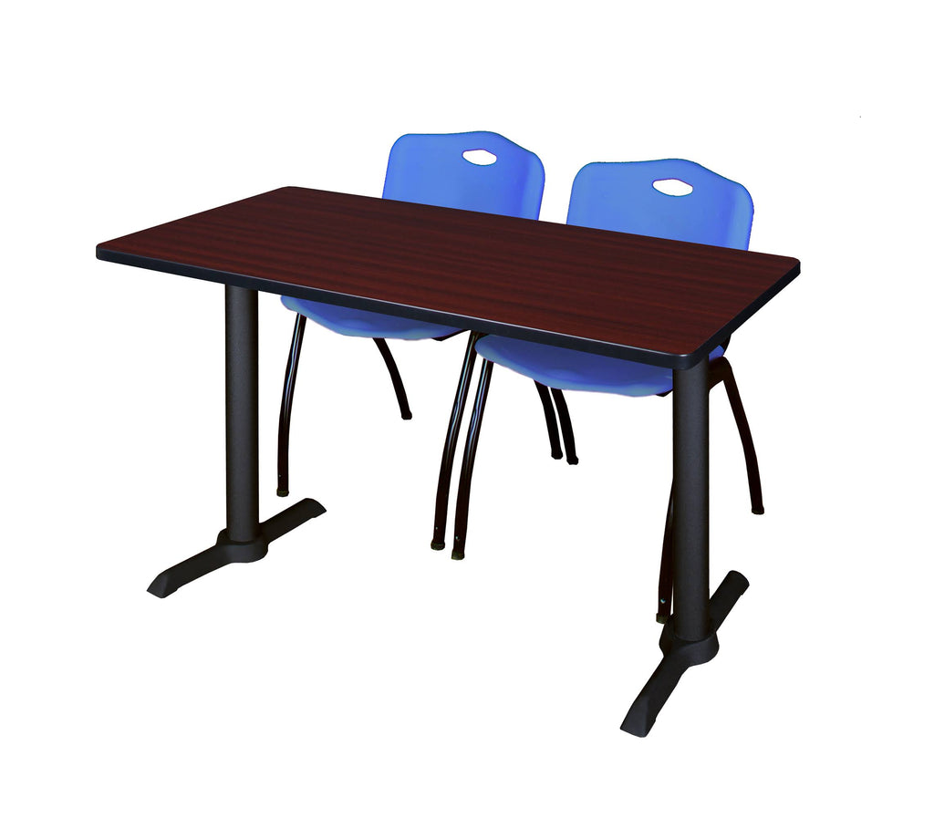 84x22 x 24x22 Training Table with 3 Stack Chairs P601446