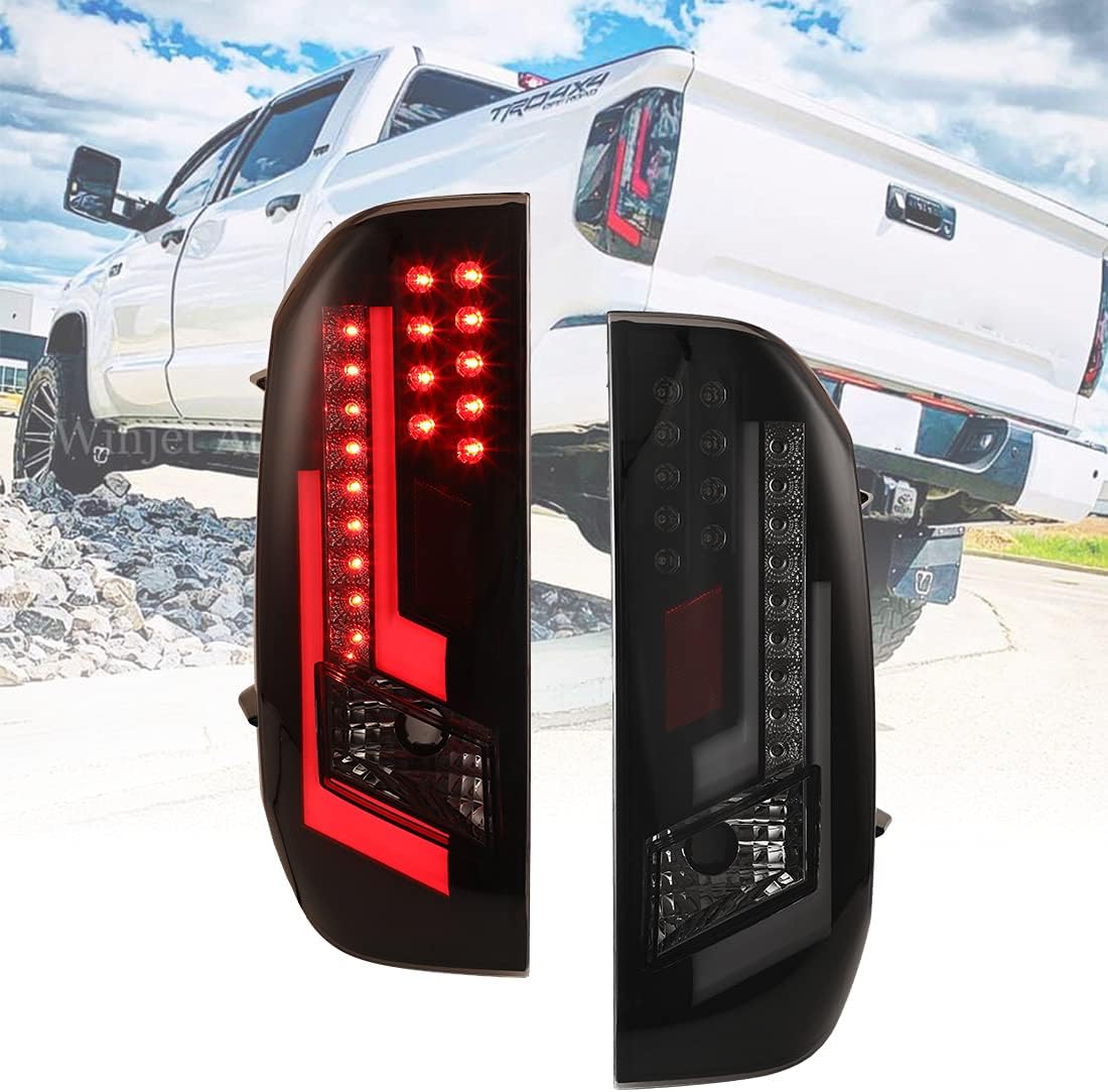 Tail Lights for Toyota Tundra 2014-2020 Clear Lens Red A61903