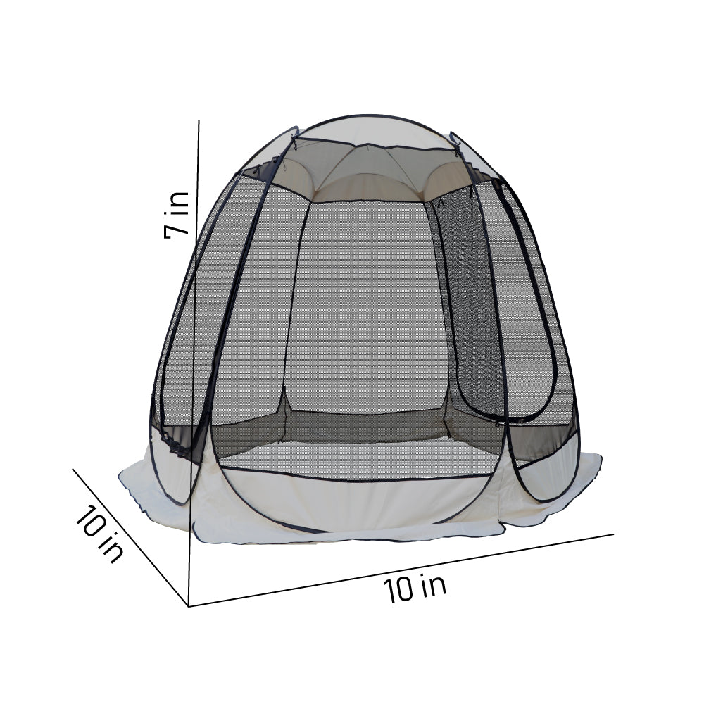 Pop Up Gazebo Tent With Screen Mesh A838623