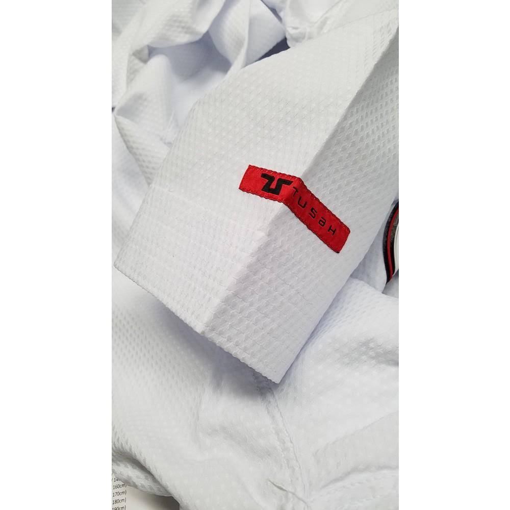 White V-Neck Taekwondo Sparring Dobok N2726