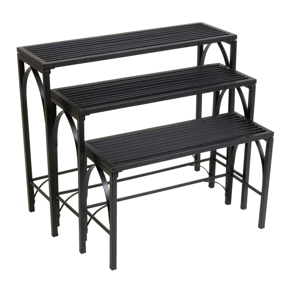 3PC Nesting Plant Stand Blk A932734