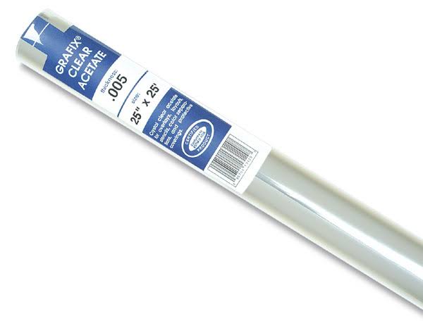 Clear Acetate Roll, 50 x 100 ft x .003, Polyester Film Y828006