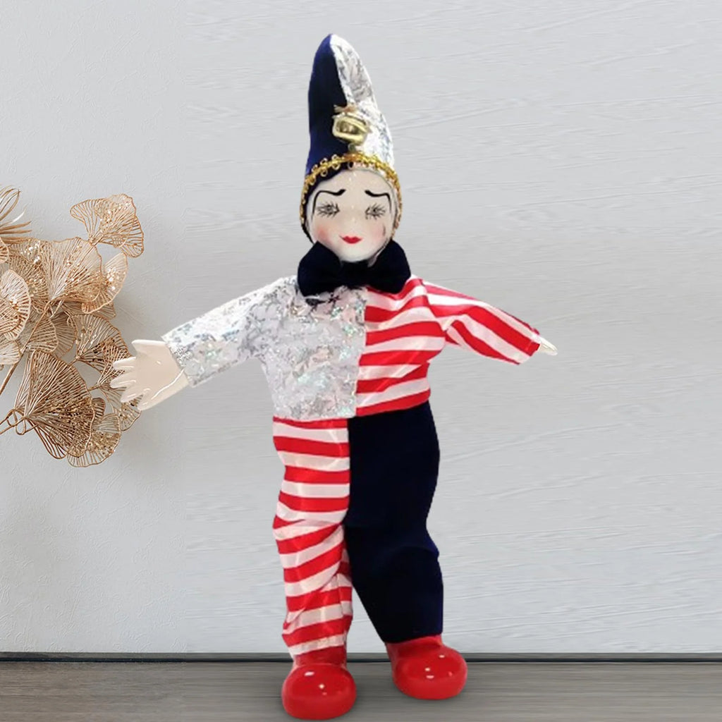 9.84'' Movable Joint Jester Doll T468