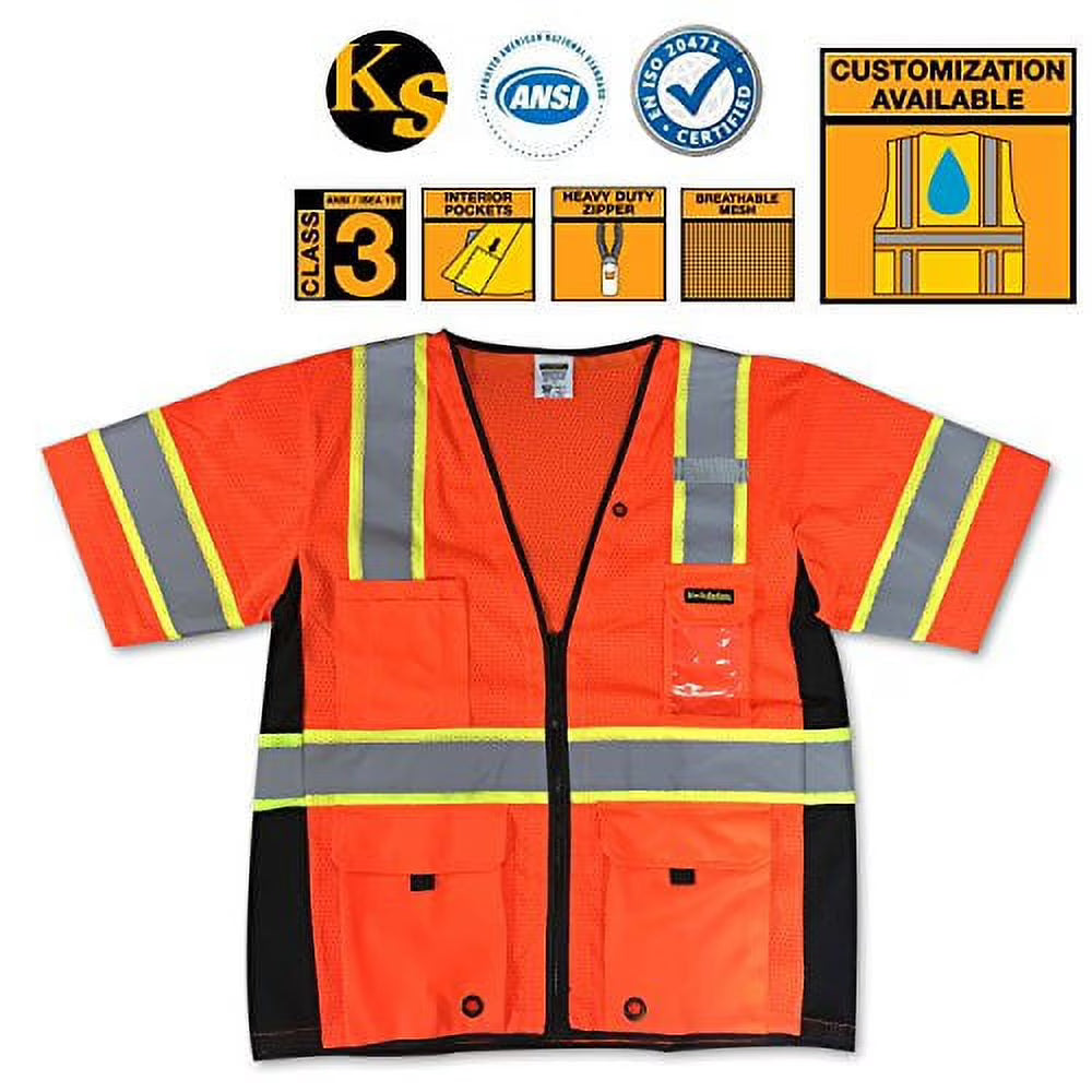 ANSI Class 3 Safety Vest H337
