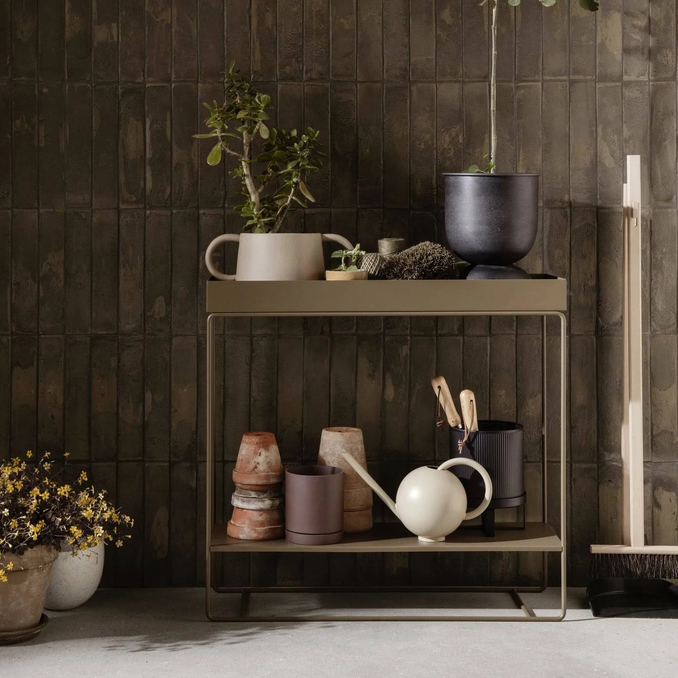 Light Grey Two Tier Plant Box A217527