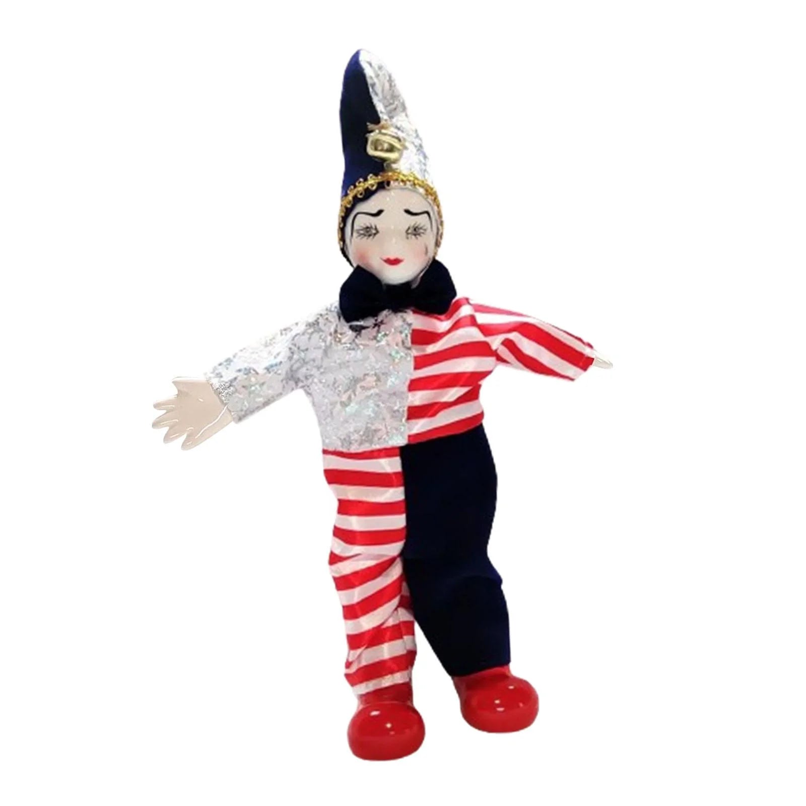 9.84'' Movable Joint Jester Doll T468