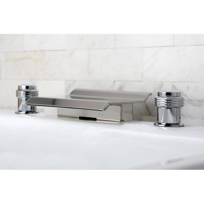 Polished Brass Waterfall Roman Tub Filler L19913