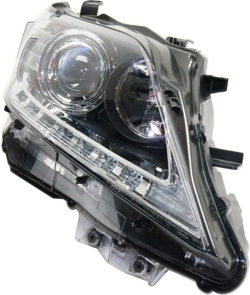Headlight Assembly Passenger Side Black Housing Y765280