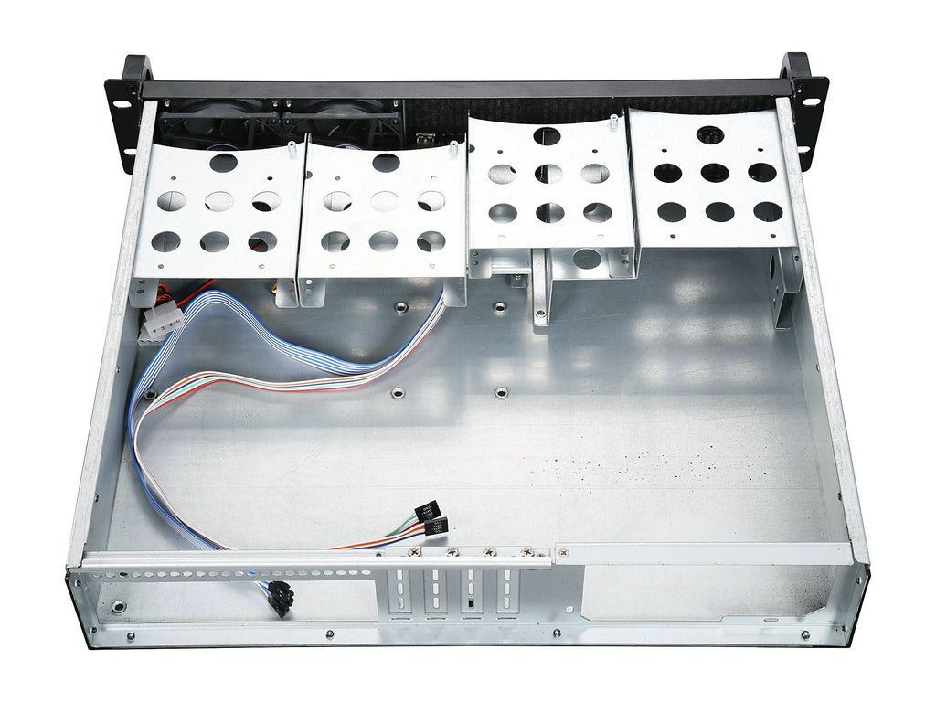 2U Metal Rackmount Server Case with 5 Bays Z2422