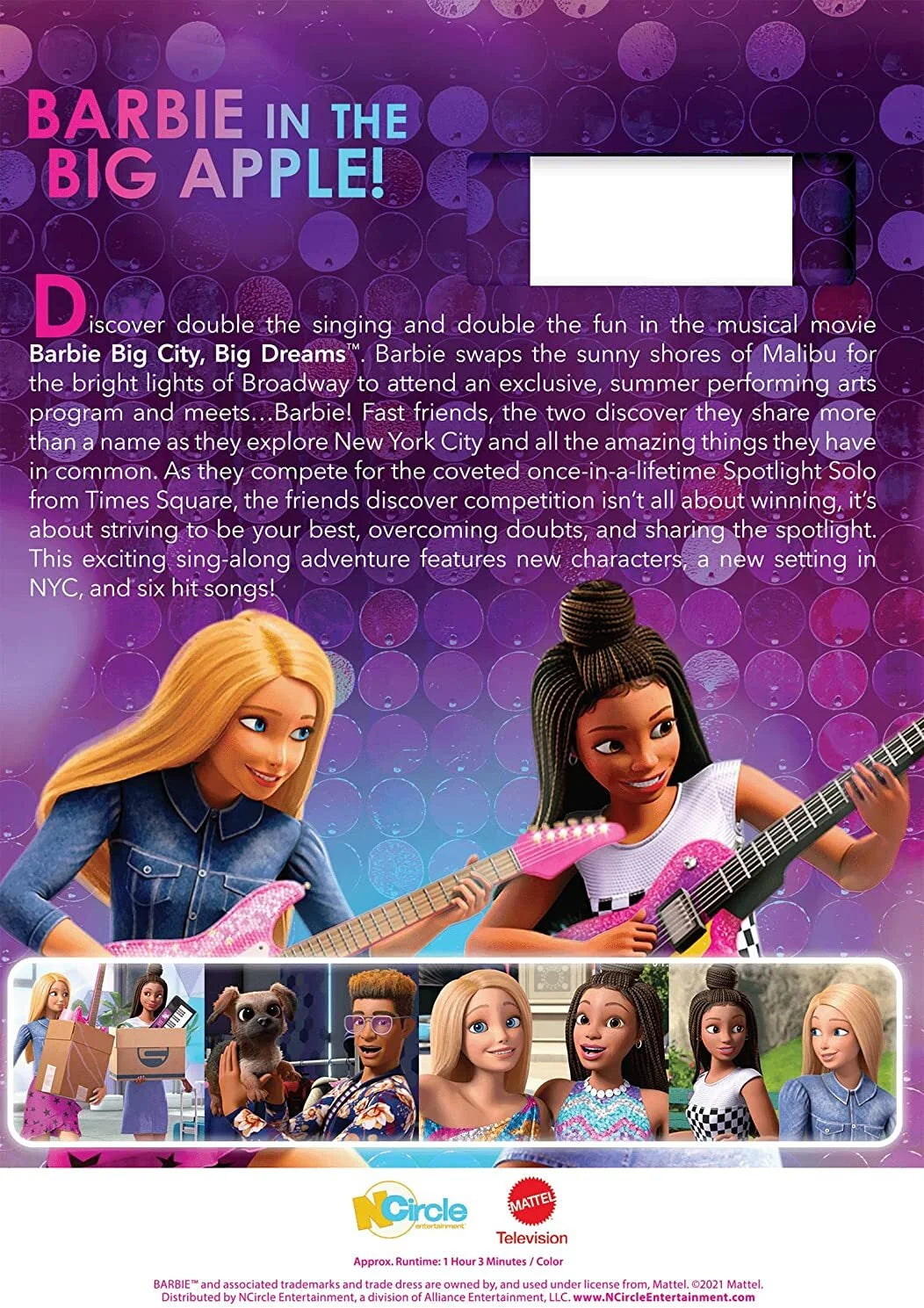 Barbie: Big City, Big Dreams (DVD) F29492