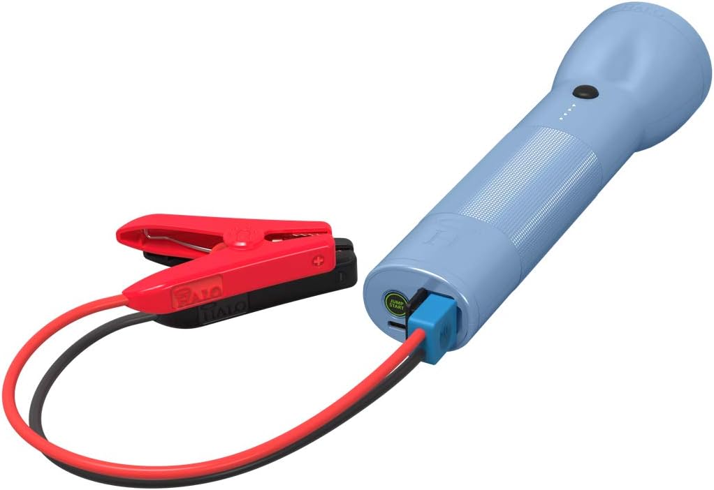 Rechargeable Lithium LED Flashlight with Car Jump Starter and Phone Charger B3507