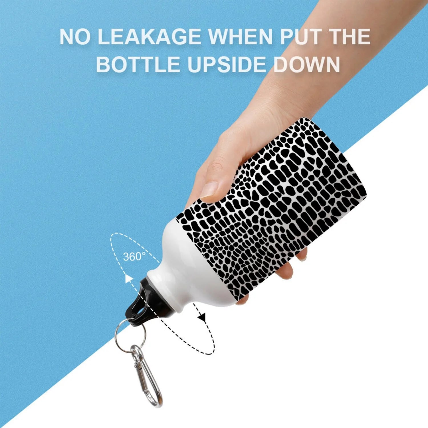 400ml Sport Aluminum Water Bottle with Twist Cap F206