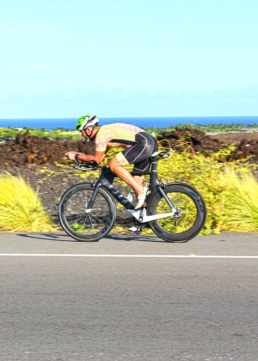 Blue Sparkle Sleeved Tri Suit H537
