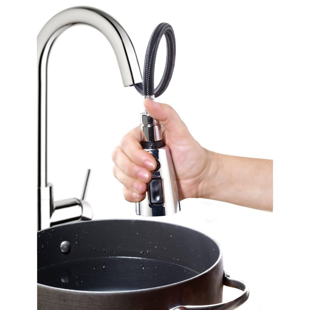 Polished Chrome Pull-Down Kitchen Faucet G6690