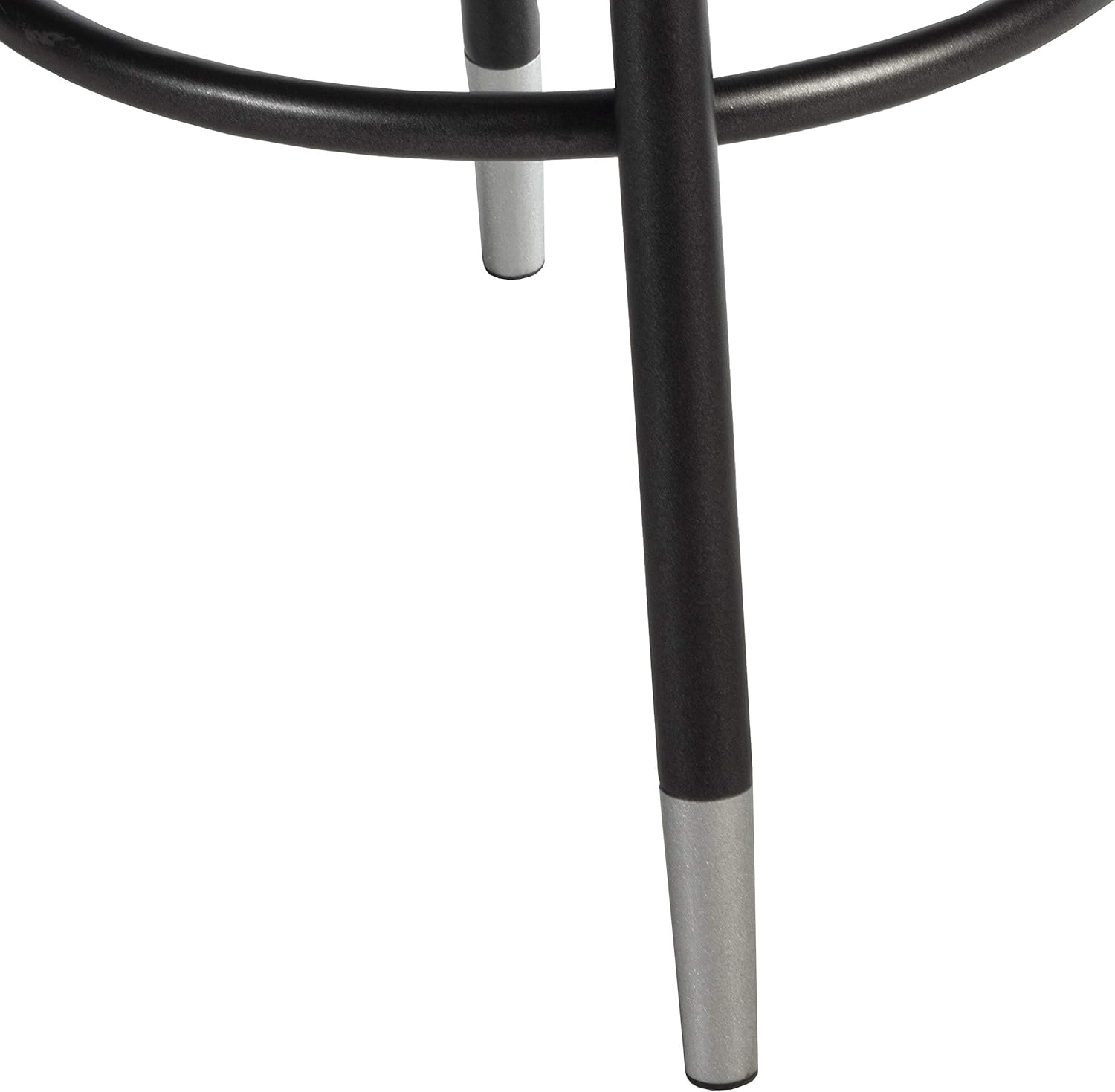 Black Metal Bar Height Stool W42716