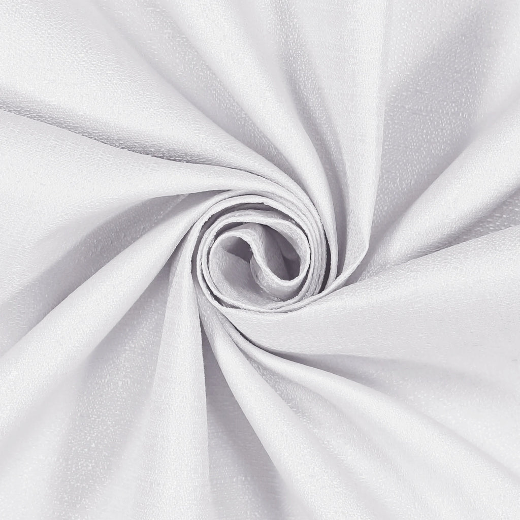 White Rod Pocket Single Curtain Panel J42962