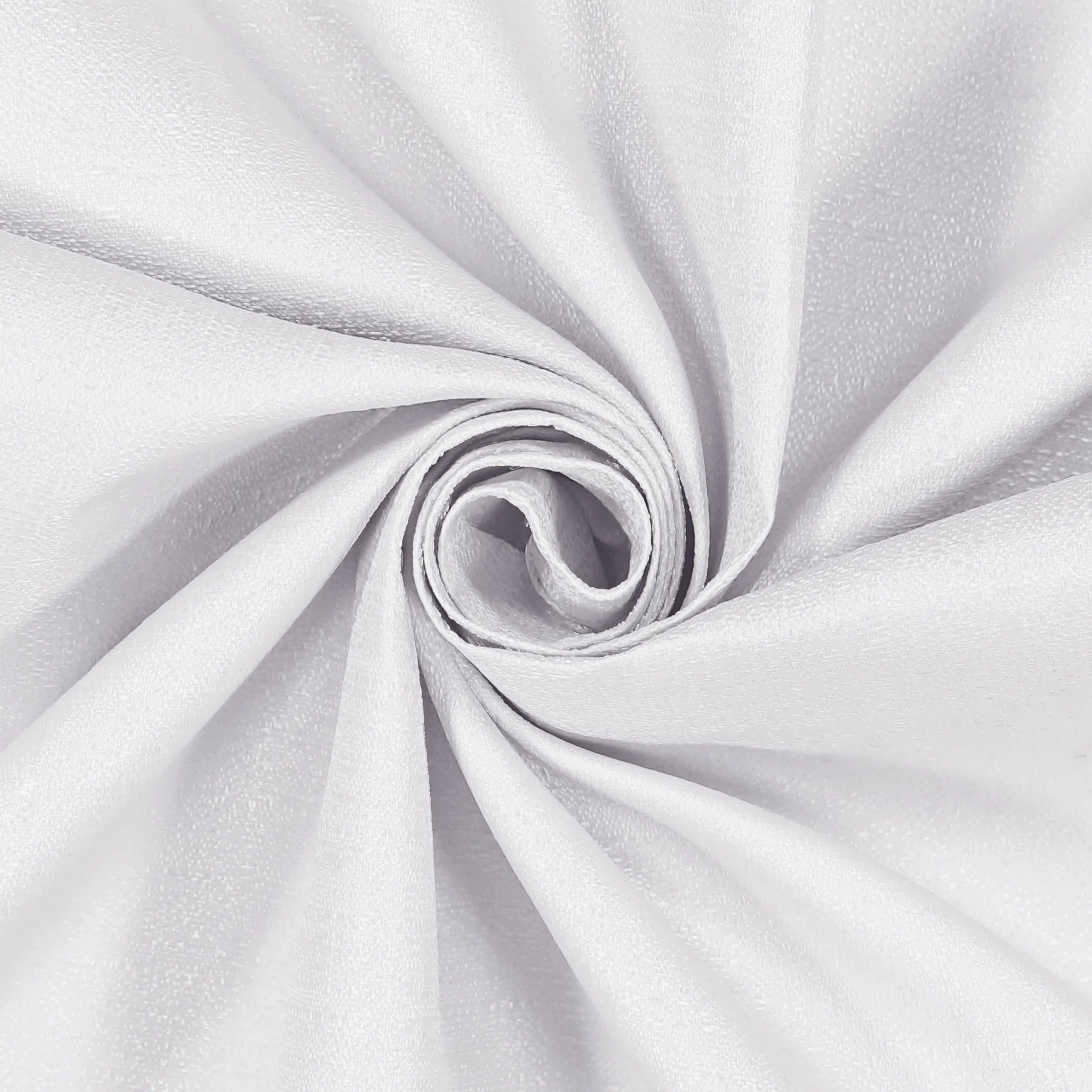 White Rod Pocket Single Curtain Panel J42962