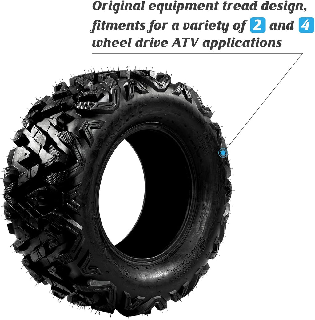 2pcs 26x11-14 Rear Left Right Tire 6PR All Terrain ATV UTV Tire A804