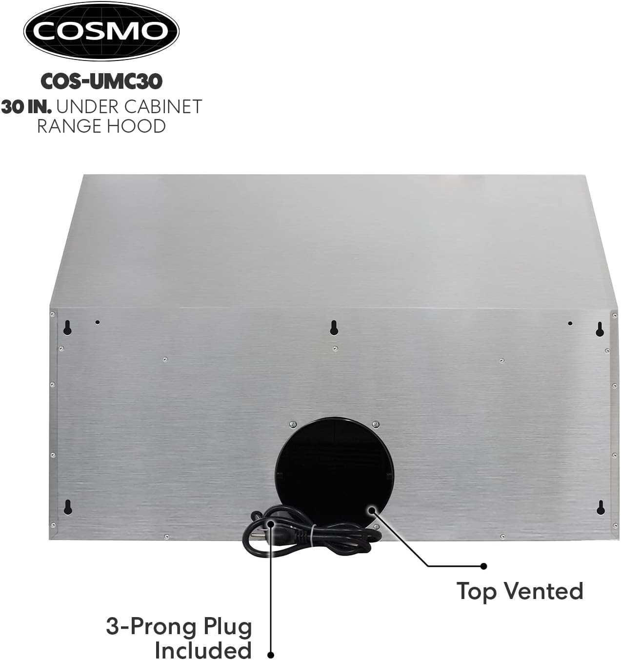 30 in. Under Cabinet Stainless Steel Range Hood T90388