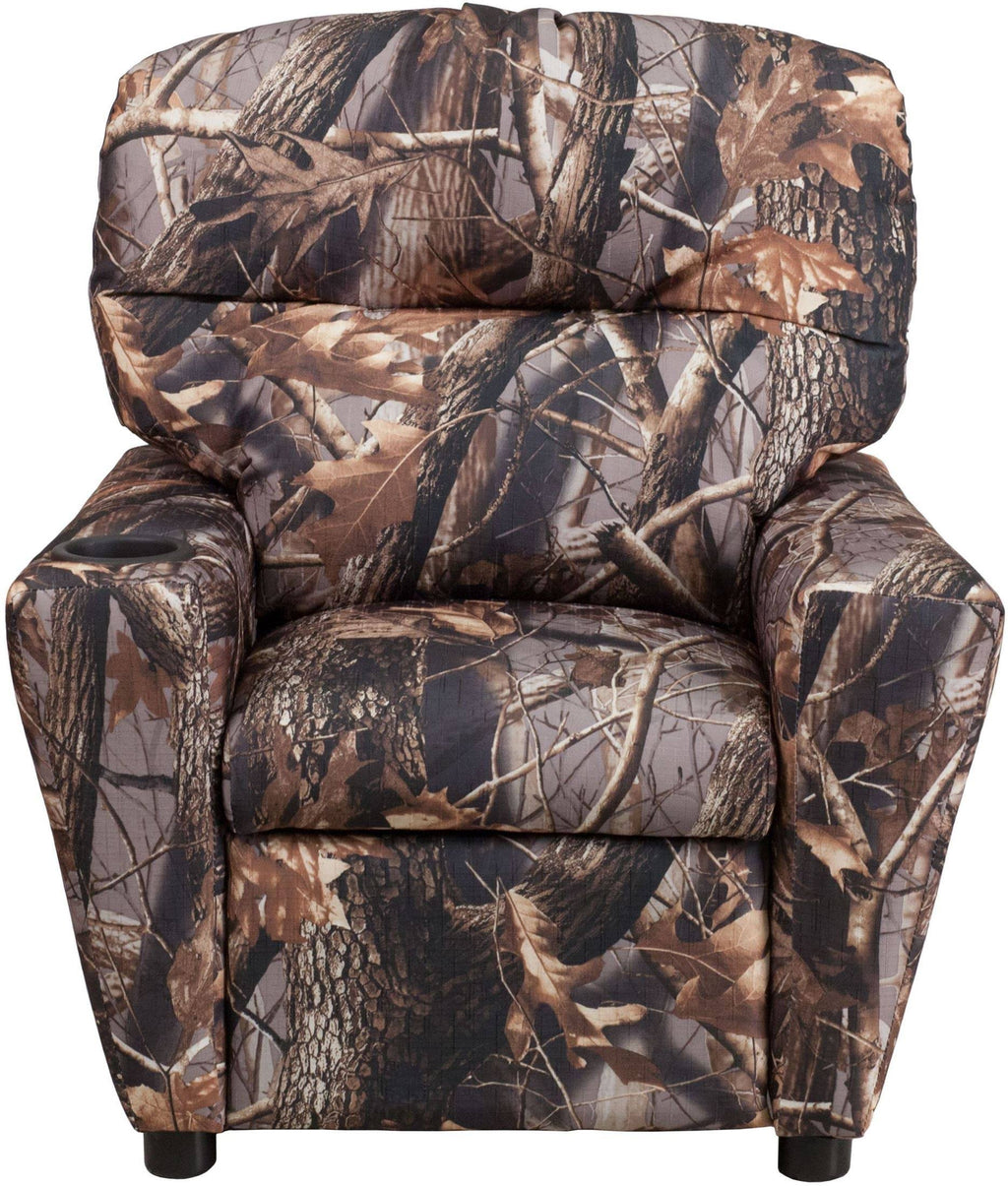Camouflage Fabric Kids Recliner P916