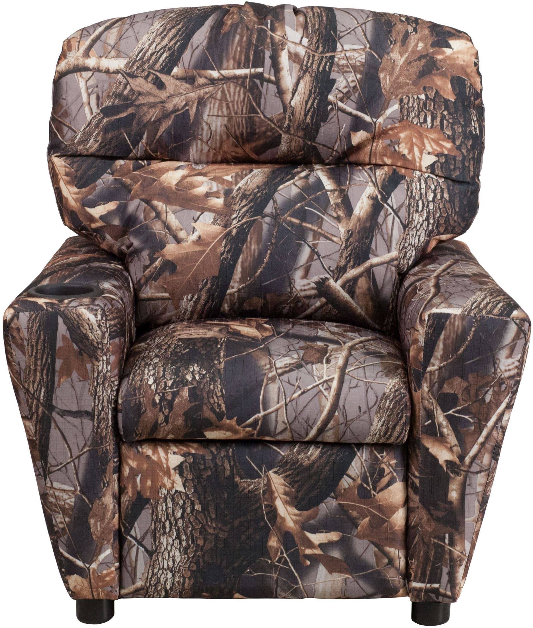 Camouflage Fabric Kids Recliner P916