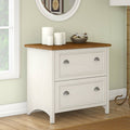 Modern Lateral Filing Cabinet Wood H8986