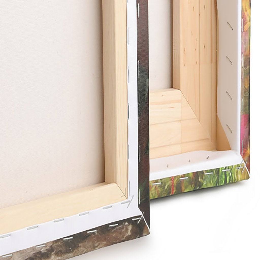Woodland Walk Into The Forest Canvas Artwork Print - 60 in. Wide x 40 in. High - 3 Panels G57092