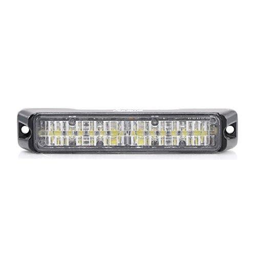White 36W 12 LED Emergency Vehicle Grille Light I236012