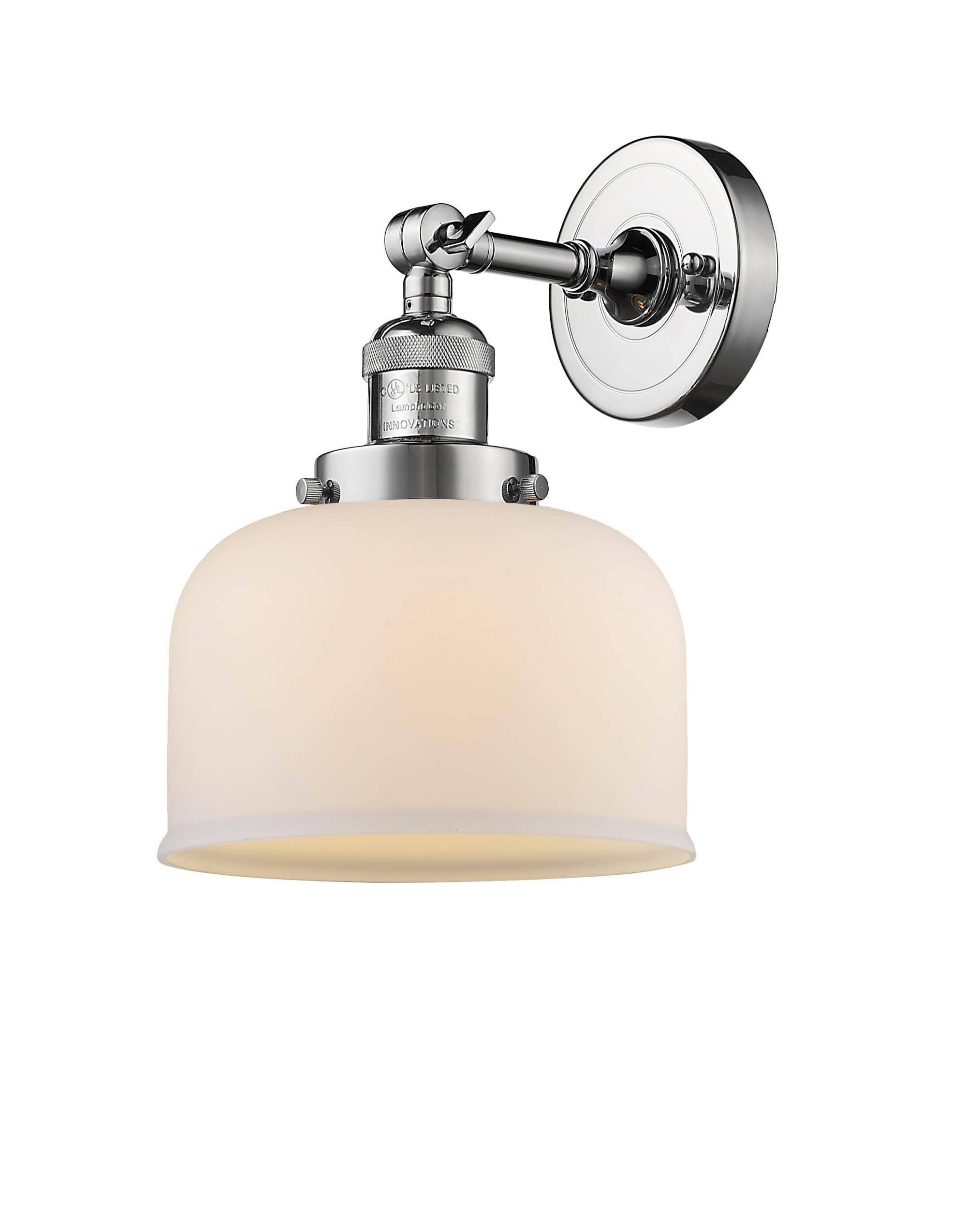 Large Bell 1 Light Sconce LED (Chrome) W51150