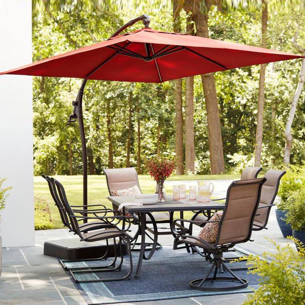 Chili Aluminum Cantilever Offset Patio Umbrella L3504
