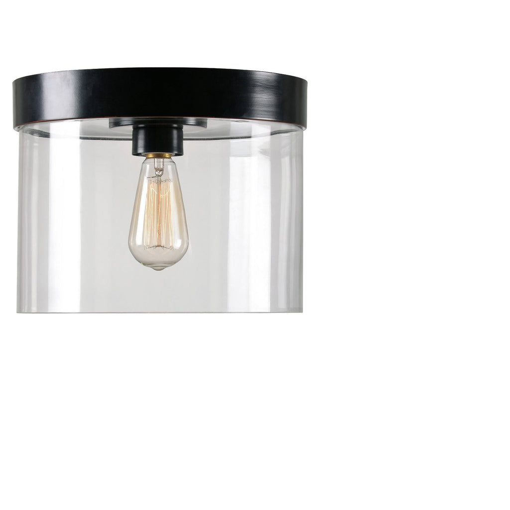 Blackened Oil Rubbed Bronze Flush Mount Light O369485