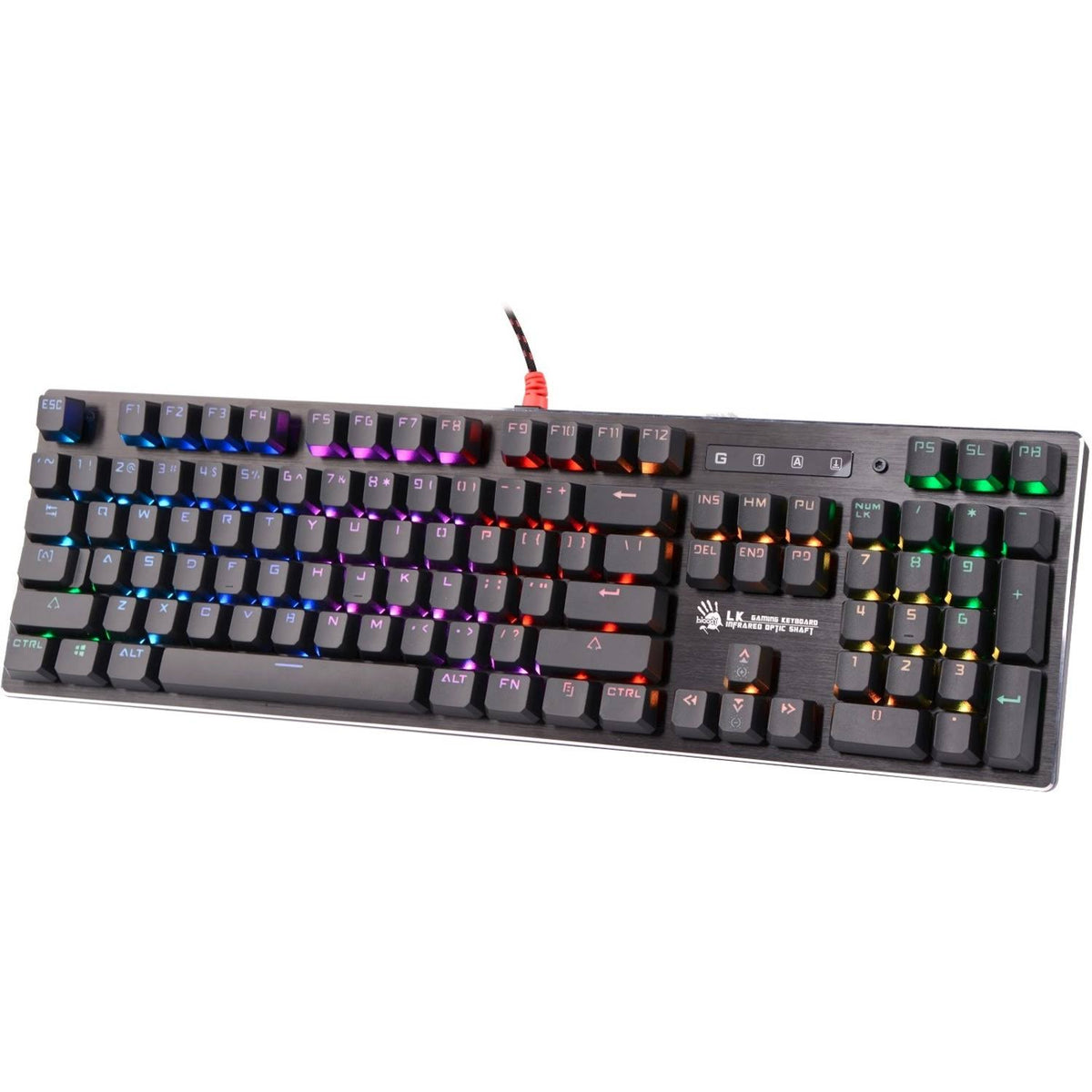 RBG Optical Mechanical Gaming Keyboard Blue Switch B454