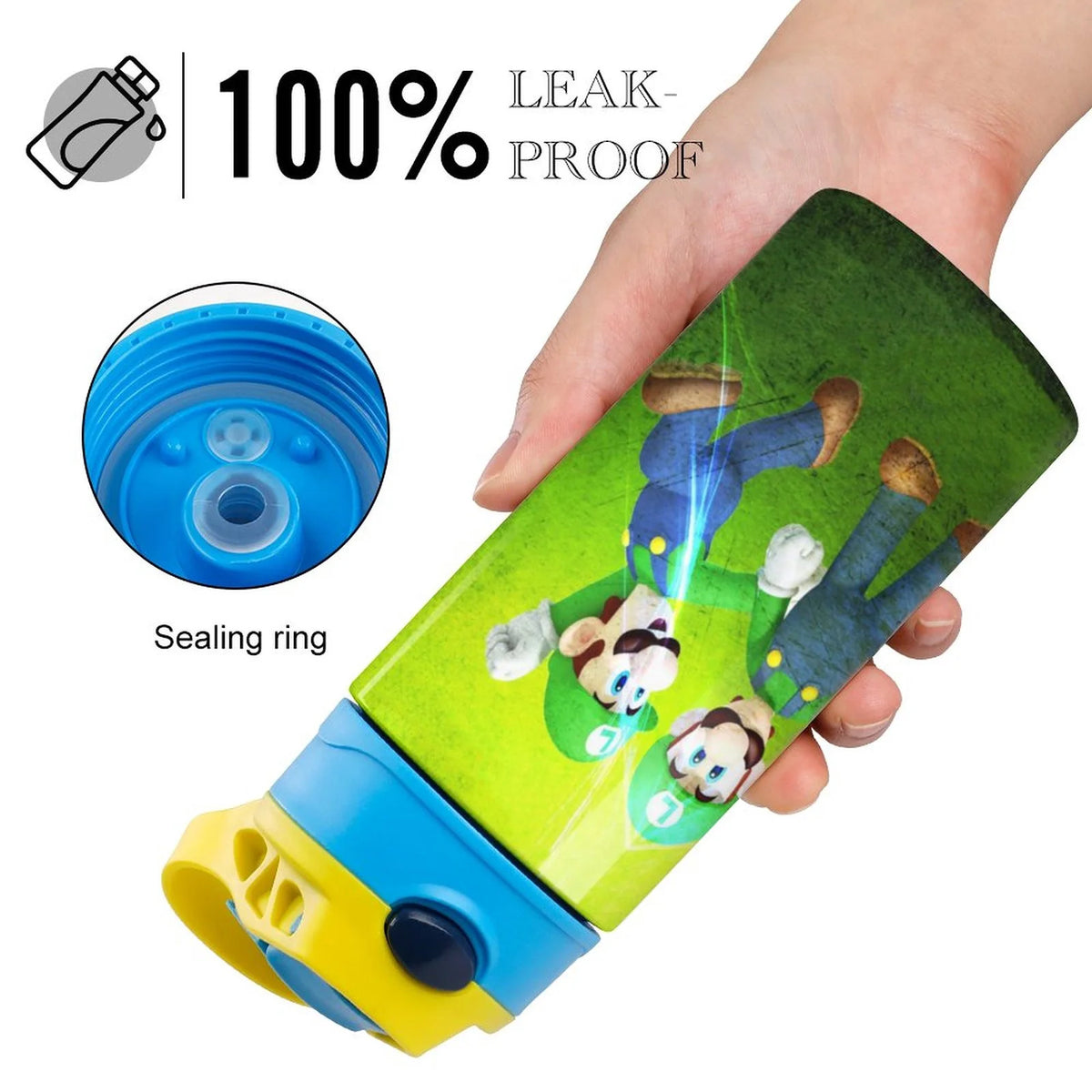 Insulated Stainless Steel Water Bottle with Straw E671994