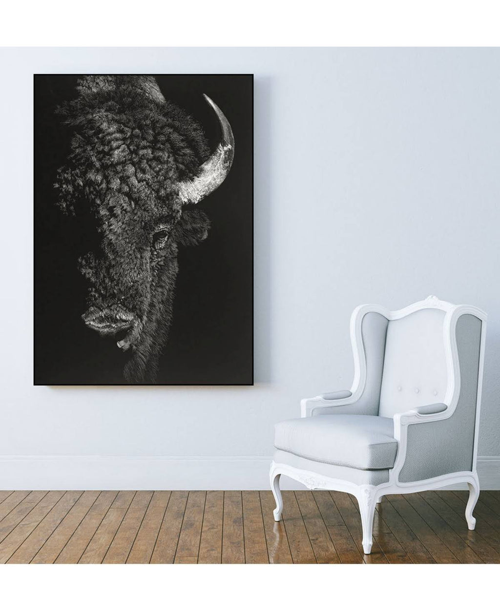 Framed Canvas Art Block - Tan S5866