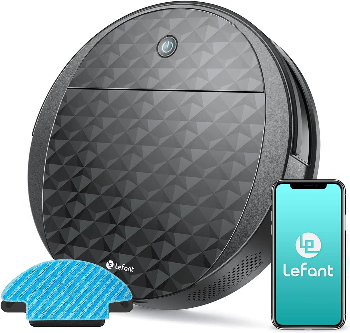 Robot Vacuum and Mop Combo, 3200Pa Suction, 150Mins Runtime I7324