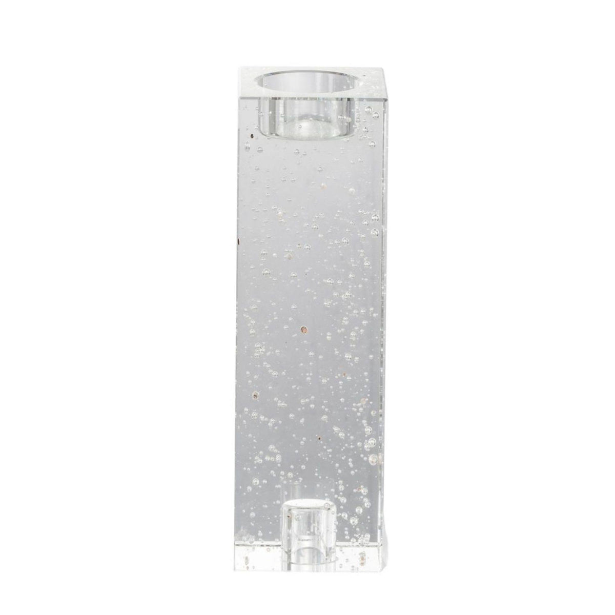 Clear Candle Holder O868