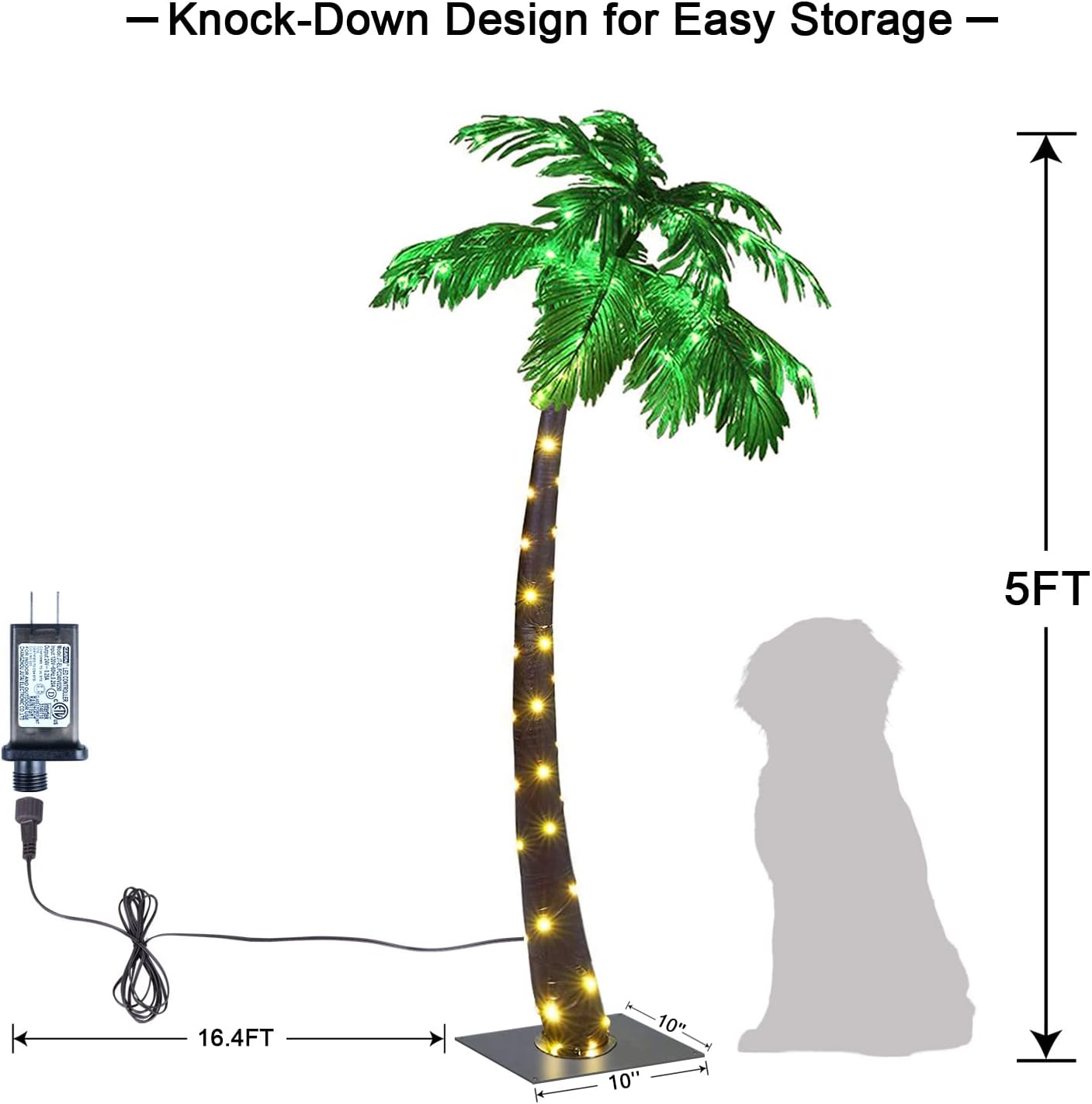 184LED Palm Tree Decor X83166