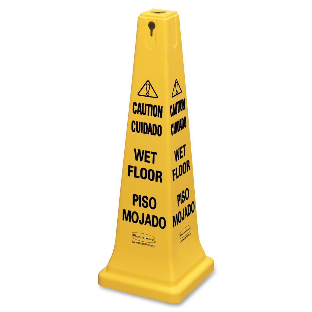 Wet Floor Yellow Safety Cone N829455