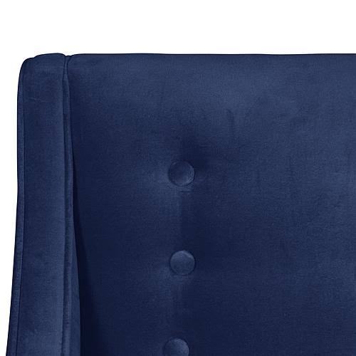 Velvet Light Grey Kids Chair with Buttons L42494