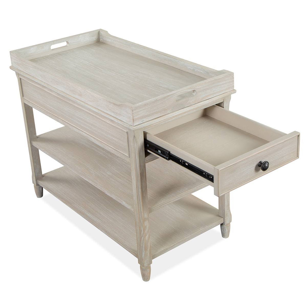 Swiss Latte Chairside End Table I4600