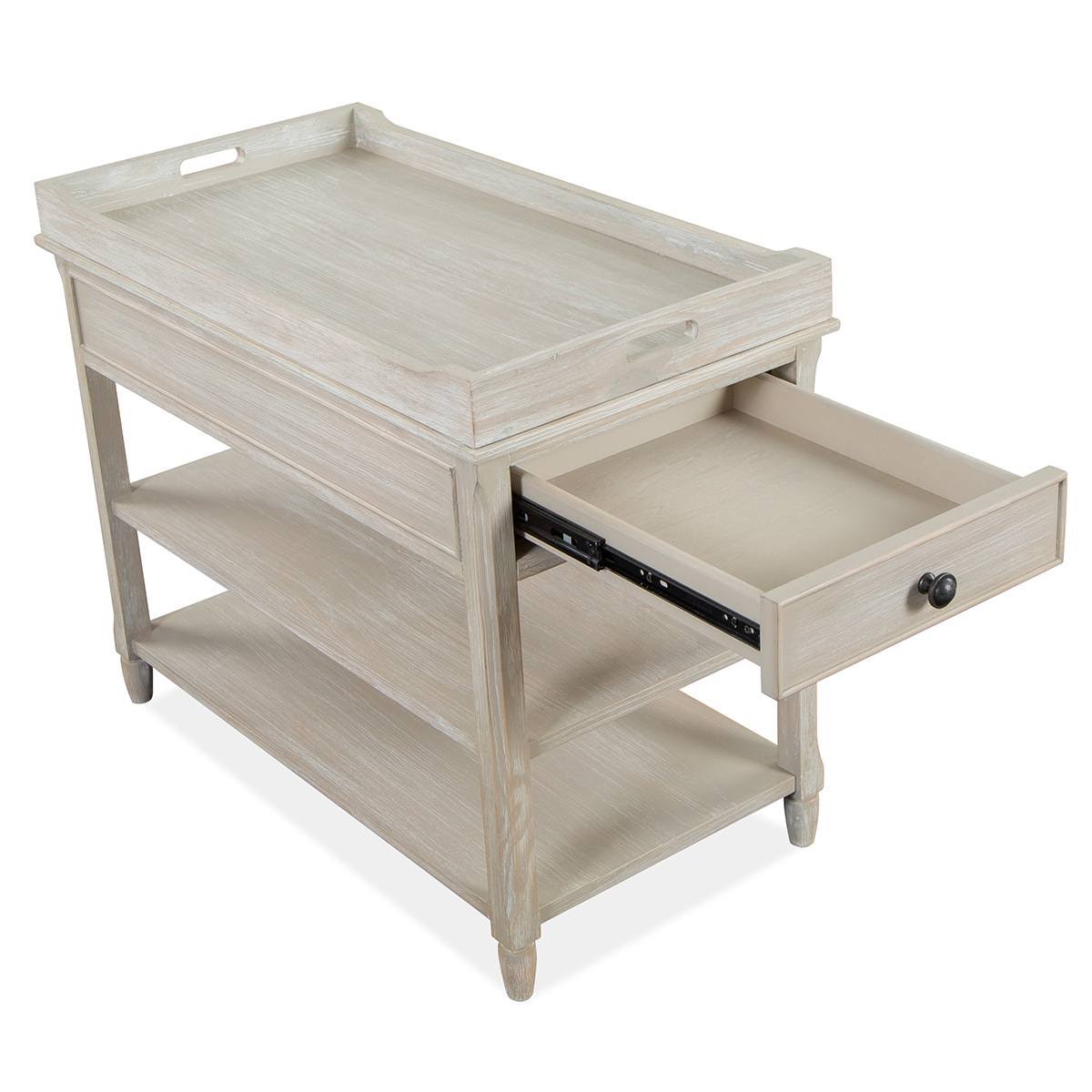 Swiss Latte Chairside End Table I4600