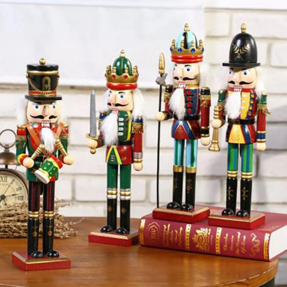 30cm Wooden Nutcracker Soldier Figure Doll L28048